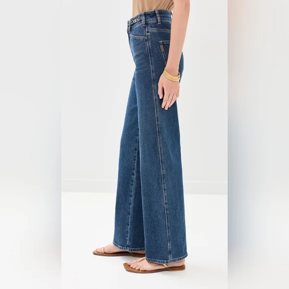 Paige Sasha Wide Leg Jeans Size 26 - Picture 6 of 12